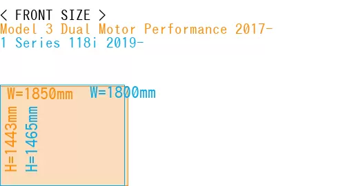 #Model 3 Dual Motor Performance 2017- + 1 Series 118i 2019-
